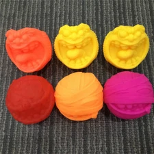 6 Piece Mad Balls Sonic Wacky Water Squirters Madballs Figure