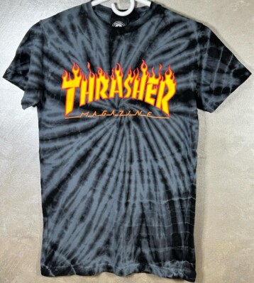 THRASHER - レア！THRASHER MAG TIEDYE TEE Thrasher Magazine Tie Dye Mens T Shirt M Skateboarding Skate