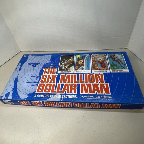 VINTAGE The Six Million Dollar Man KOMPLETT Parker Brothers 1975 Bionic