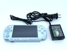 SONY PSP-2000 Console Felicia Blue Charger & New Battery & Memory Stick Tested