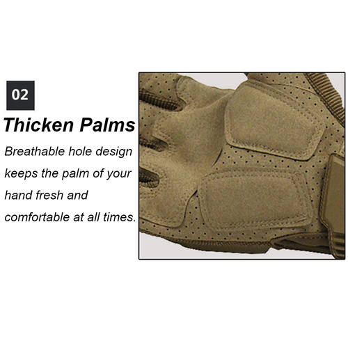 Full Finger Gloves Tactical Gloves Touchscreen Combat Shooting Motorcycle Gloves - Picture 5 of 23