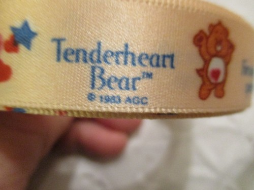 Neu aus altem Lagerbestand Vintage 5 Jahre Rolle Band Tenderheart Care Bär für jemanden Besonderen 5/8 Zoll W - Bild 5 von 7