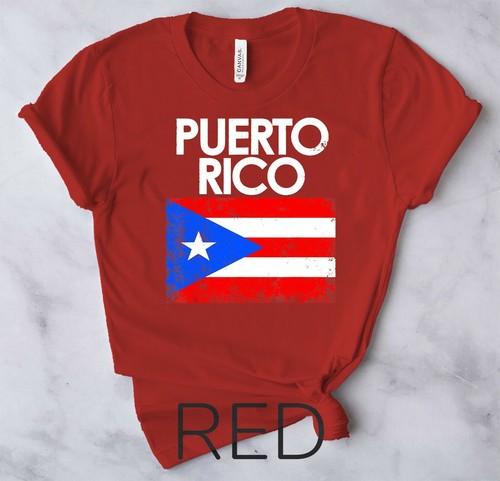 Vintage Puerto Rico Puerto Rican Flag Pride Gift - Unisex Form T-Shirt - Picture 8 of 11