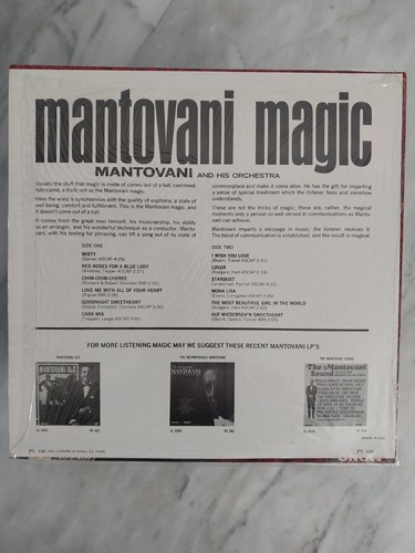 Mantovani Magic Mantovani London Records PS448 1966 - Bild 2 von 7