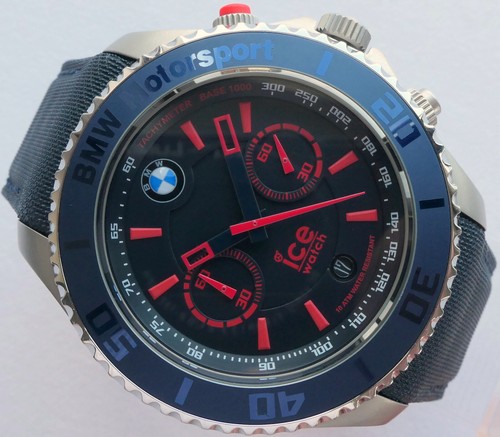 BMW Motorsport M Style Power Racing Sport Design Car Accessory Watch Chronograph - Picture 7 of 24