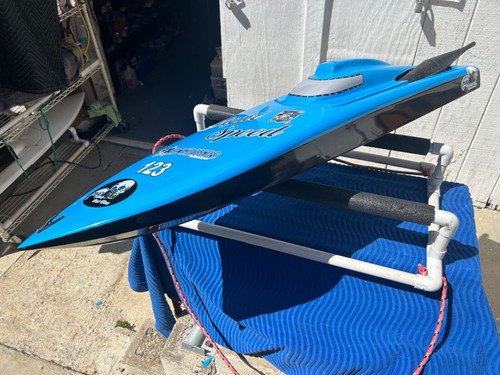 NEW MAD Racing Boat Worx 45" LIGHTSPEED Mono MADE N USA zenoah,quickdraw,rcmk,cy - Picture 5 of 6