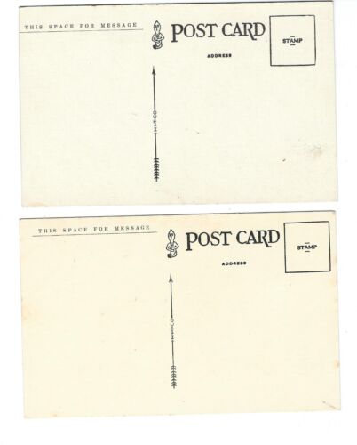 2 postales de lino jefe indio nativo americano - túnica de lobo y nube roja - Imagen 2 de 2