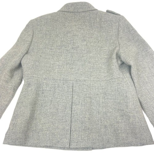 Banana Republic Wollmischung Jacke Gr. M Grau Cropped Military Style Damen - Bild 3 von 11
