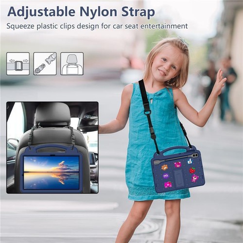 Kid Case For Samsung Galaxy Tab S10+ 5G S9 FE+ S9+ S8+ S7 FE S7+ Plus 12.4 Cover - Afbeelding 4 van 19