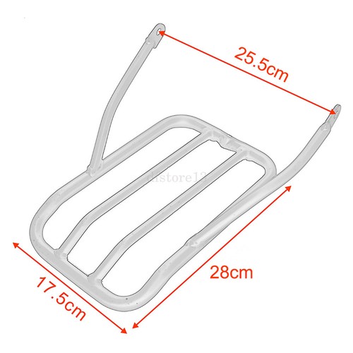 Adjustable Backrest Sissy Bar Luggage Rack Cushion Pad For Harley Sportster 883 - Picture 5 of 11