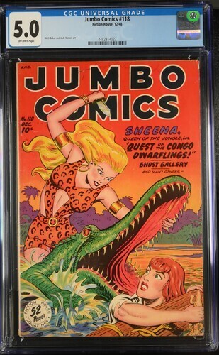 Jumbo Comics #118 ~ 1948 ~ CGC 5.0 ~ Matt Baker - Bild 1 von 2