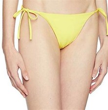 onia Women's 183604 Kate Bikini Bottom Citrus Yellow Swimwear Size S