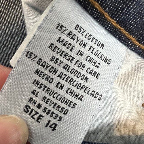 VTG Lei Jeans Girls 14 (26x26.5) Patchwork Crop Flare Y2K Festival Boho Retro - Picture 8 of 13