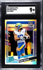 2023 Panini Donruss Optic Puka Nacua Pink Holo Prizm Rated Rookie #238 SGC