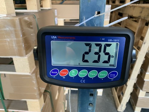 24"x24" (2'x2') Heavy Duty Etek Floor Scale 6,000 lb x 0.1 lb with Ramp - Picture 5 of 10