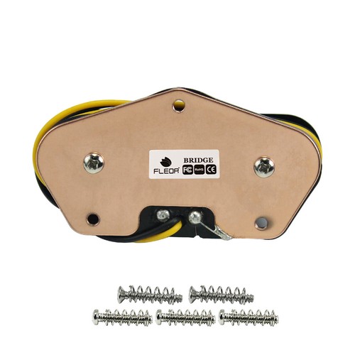 FLEOR Satz Vintage Alnico 5 TL E-Gitarre Single Coil Pickup Set Chrome+Black - Bild 6 von 7