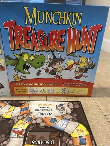 Munchkin Treasure Hunt Board Game - Picture 4 of 7