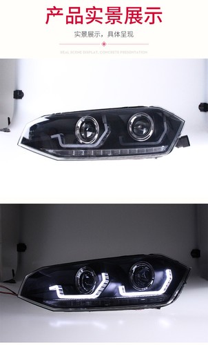2019-2020 year LED U style Headlights For VW Cross polo LED front lamp lights SN - Picture 10 of 12