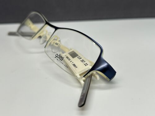 Götti Eyeglasses Frames Woman Square Gray Titanium Small Half-Rim Grovy NP:267€ - Picture 12 of 13