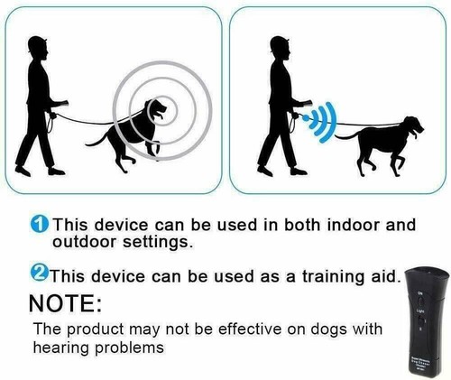 Lote de dispositivos de entrenamiento de control repelente de tren de mascotas perros anti parar ladridos ultrasónicos - Imagen 9 de 12