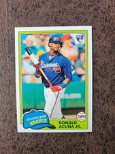 2018 Topps Archives ROOKIE Ronald Acuna Jr #212 - Atlanta Braves