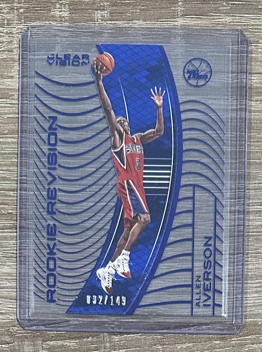 2015-16 Panini Clear Vision #132 Allen Iverson Blue #/149