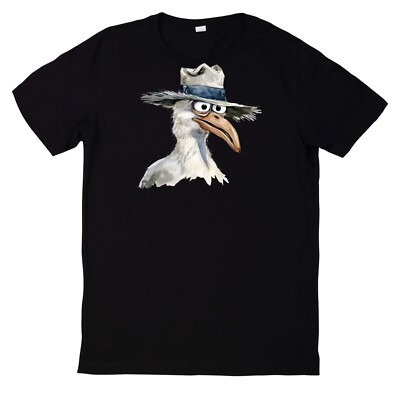 Funny Seagull Motif T Shirt