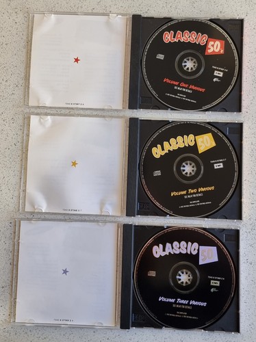 Classic 50's CD x3 Disc Box Set Volume 1 2 3 Various Peggy Lee Dean Martin Music - Picture 6 of 9