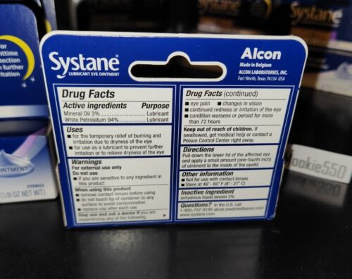 EXP 10/2027! 5 LOT Systane Nighttime PM Lubricant Eye Ointment 3.5g 1/8oz - Picture 3 of 8