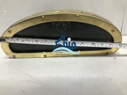 Maritime Theme Solid Brass Wall Mounted Classic Ship Triangle Light Set Of 2 - Picture 13 of 14