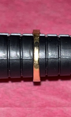 ❤️VTG KDC JEWELRY 14K GOLD RAND STYLE CUT DIAMOND WEDDING BAND SIZE 7. *READ* - Picture 3 of 5