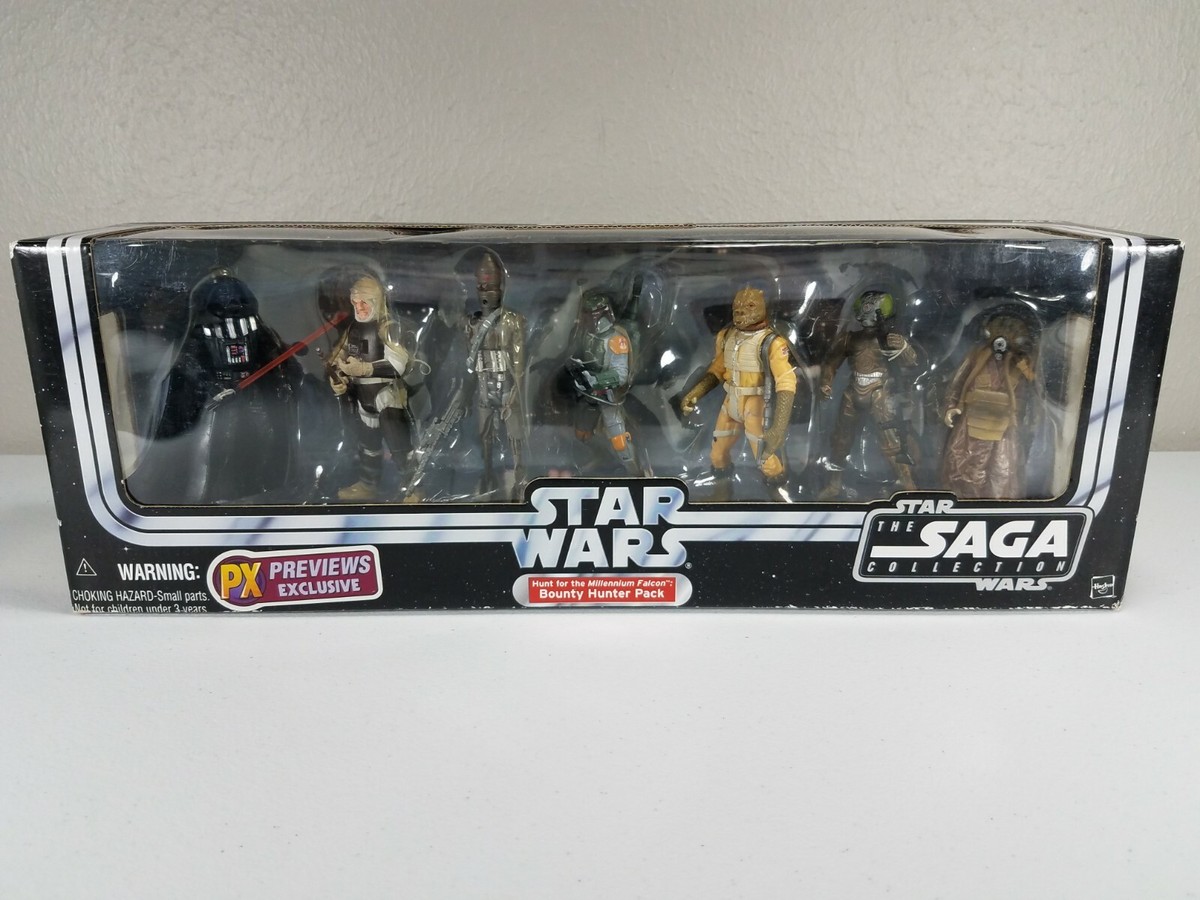 Star Wars The Saga Collection Bounty Hunter Pack Hasbro 2006 PX Previews Excl. Star Wars The Saga Collection Bounty Hunter Pack Hasbro 2006 PX Previews Excl.
