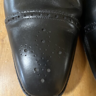 j Fitzpatrick Black Calf Leather Windermere Oxfords Mens Sz  display picture 3