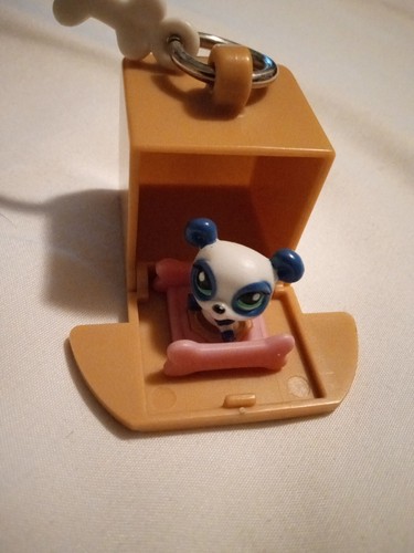 Littlest Pet Shop Tiniest Hideaway Keychain Backpack Clip 1 Pet Dog V8 - Picture 2 of 6