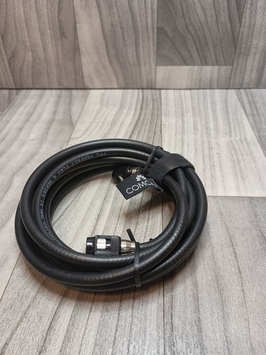 Coax Xfinity Black Cable PPC Perfect Flex 6 Series 18 AWG CATVX 10FT Fast Ship!! - Picture 2 of 3
