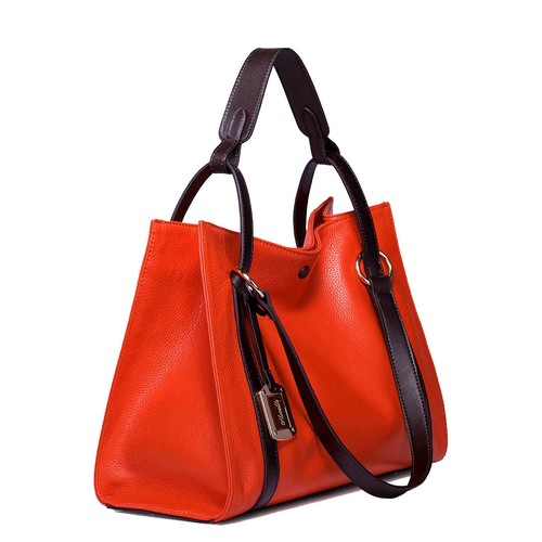 Dames schouder Hobo Lederen Dames Tote oranje handtas Fashion wRgCzfCnxq