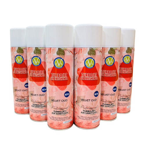 12 X CVS Turbojet Home Car Air Sanitizer/Freshnere OUD Long Lasting Spray Can - Picture 8 of 10