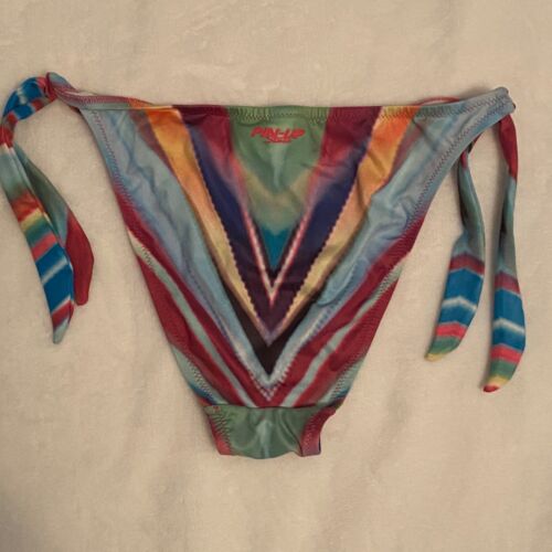 Victoria's Secret Y2K Pin Up Stars Bikini Swimsuit Sequin Rainbow Small EUC RARE - Picture 21 of 24