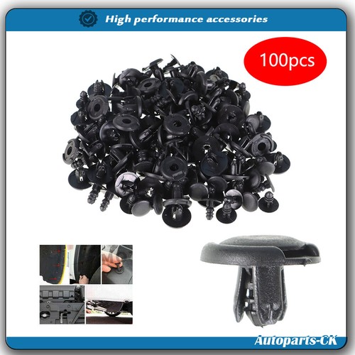 Fender Liner Clips Push Retainer Fit For Honda Civic Accord Acura Integra 100pcs - Picture 1 of 11