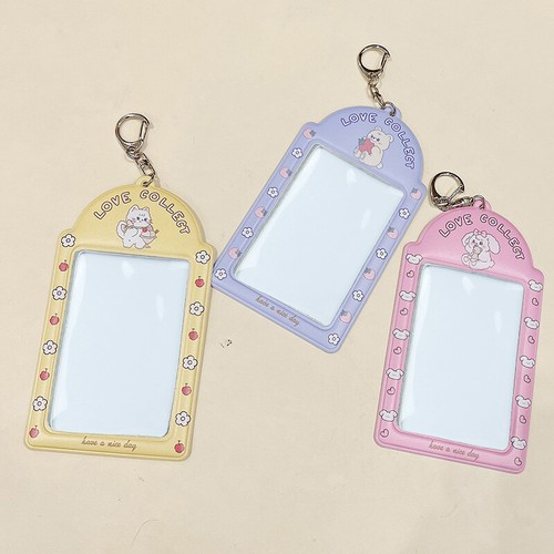 Foto-Taschen-Karten-Schutzhülle Anhänger Kartenhalter Süße Foto-Hülle Weich C8 - Afbeelding 6 van 27