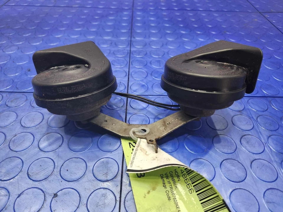 Ford F-150 2000-2003 doble nota bocina conjunto original pieza OEM 4L3Z13832A Foto 3 de 4