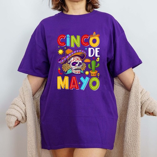 Cinco De Mayo Camisa Mexican Party Costume 5 De Mayo 2025 Men Women T-Shirt - Picture 6 of 22