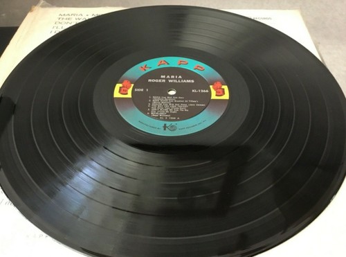 (VG+) Roger Williams, Maria, KL-1266 Vintage 12 in Vinyl LP - Picture 5 of 6