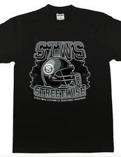 Streetwise Blitz Graphic T-Shirt Black M-L-XL-2XL-3XL-4XL-5XL