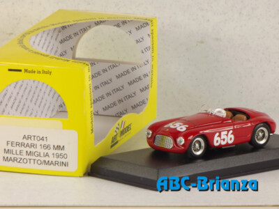Art041 Ferrari 166 Mm Spider Mille Miglia 1950 - Marzotto/Marini