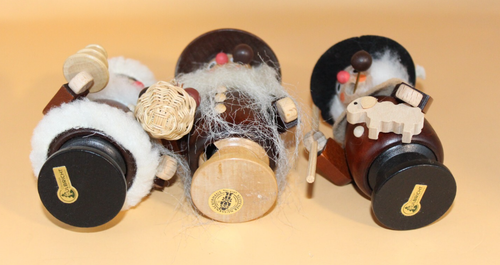 5 Christian Ulbricht Räuchermännchen Mini natur Sammlung ungeraucht Erzgebirge - Bild 4 von 7