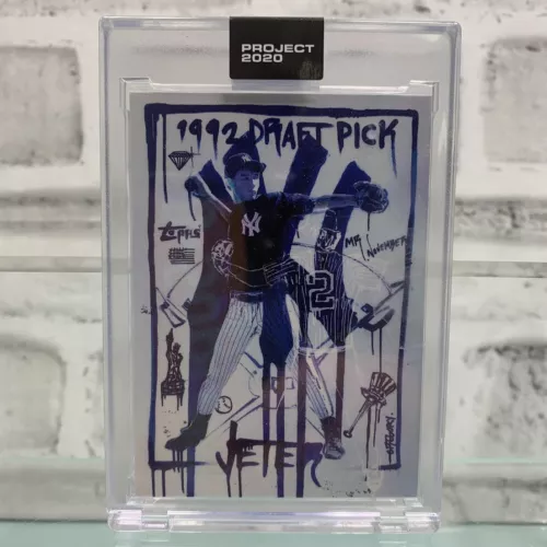 DEREK JETER TOPPS PROJECT 2020 #93 CARD 1992 DRAFT PICK GREGORY SIFF