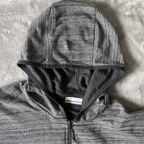 Columbia Hoodie Heather Grey Full Zip Long Sleeve Hooded Outdoor Hiking Women XL - Picture 4 of 11