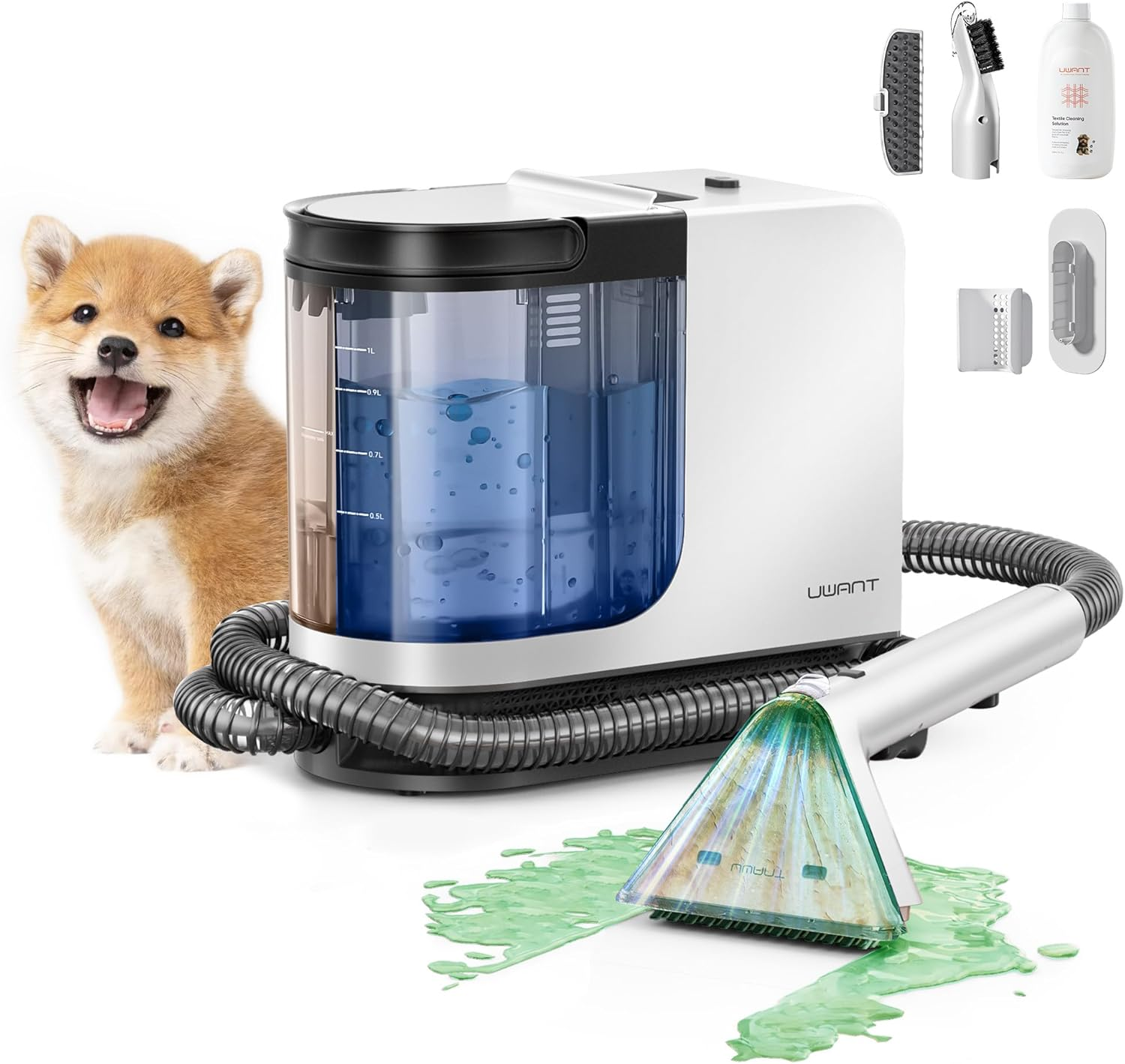 12Kpa Portable Carpet & Upholstery Spot Cleaner with Powerful Suction-image