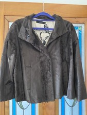 Faux Fur Short Swing Jacket By Twin-set